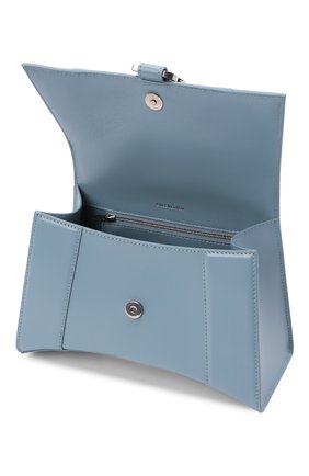 Женская сумка hourglass s BALENCIAGA голубого цвета по цене 168000 руб., арт. 593546/1QJ4Y | Фото 4 Женская сумка hourglass s BALENCIAGA голубого цвета, арт. 593546/1QJ4Y | Фото 4 (Сумки-технические: Сумки top-handle; Материал: Натуральная кожа; Ремень/цепочка: На ремешке; Размер: small)