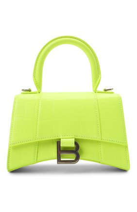 Женская сумка hourglass xs BALENCIAGA зеленого цвета по цене 153500 руб., арт. 592833/15VDY | Фото 1 Женская сумка hourglass xs BALENCIAGA зеленого цвета, арт. 592833/15VDY | Фото 1 (Материал: Натуральная кожа; Сумки-технические: Сумки top-handle; Ремень/цепочка: На ремешке; Размер: mini)
