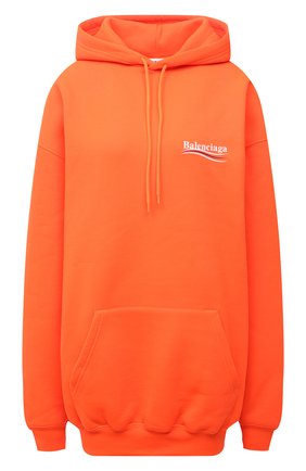 Женский хлопковое худи BALENCIAGA оранжевого цвета по цене 77850 руб., арт. 578135/TKVE9 | Фото 1 Женский хлопковое худи BALENCIAGA оранжевого цвета, арт. 578135/TKVE9 | Фото 1
