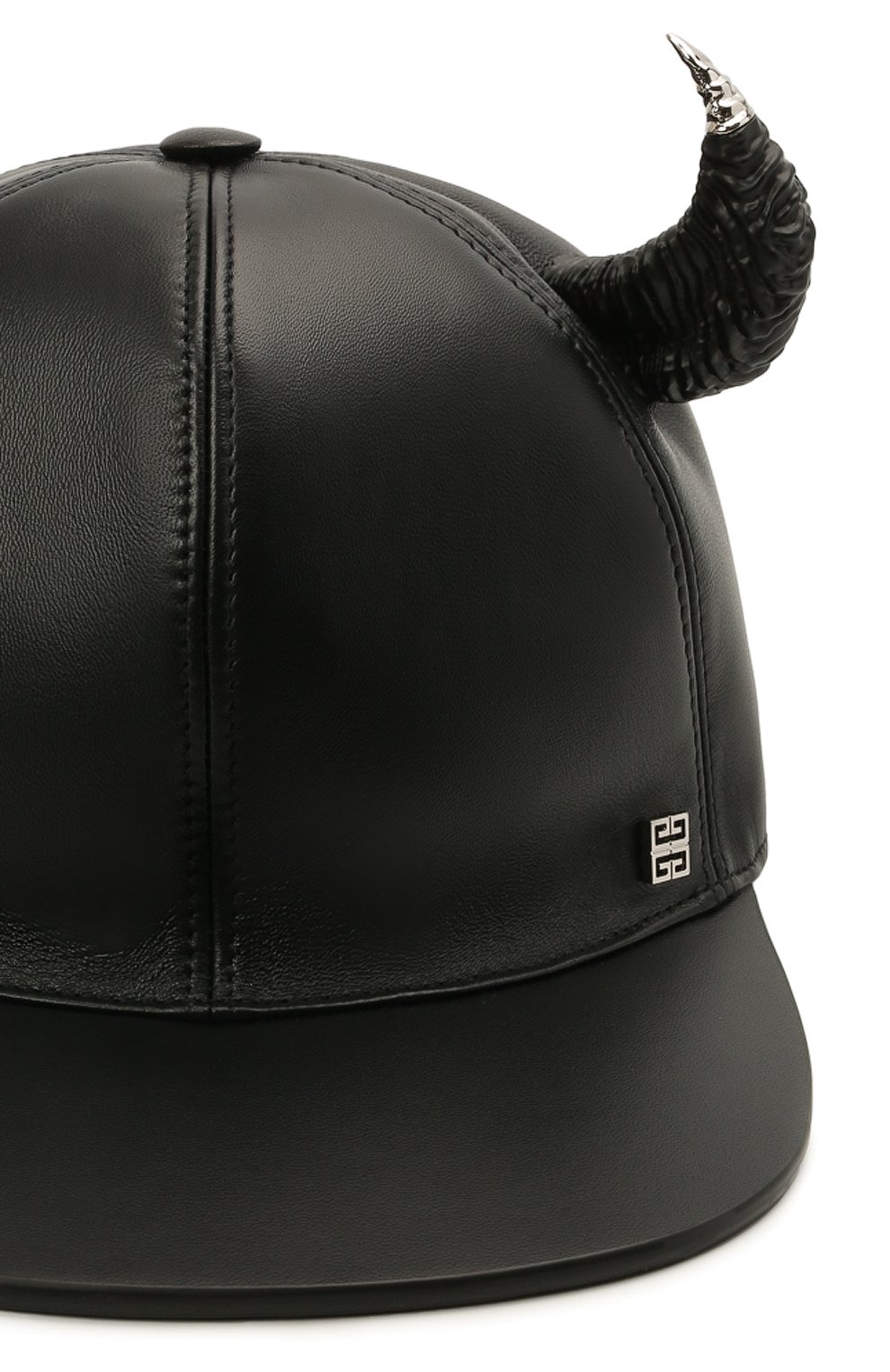 Мужской кожаная бейсболка GIVENCHY черного цвета по цене 89350 руб., арт. BPZ024P0C0 | Фото 3 Мужской кожаная бейсболка GIVENCHY черного цвета, арт. BPZ024P0C0 | Фото 3