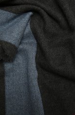 Мужской кашеми�ровый шарф JOHNSTONS OF ELGIN темно-серого цвета, арт. WA001174 | Фото 2 (Мужское Кросс-КТ: Шарфы - с бахромой; Материал: Текстиль, Кашемир, Шерсть; Кросс-КТ: кашемир)