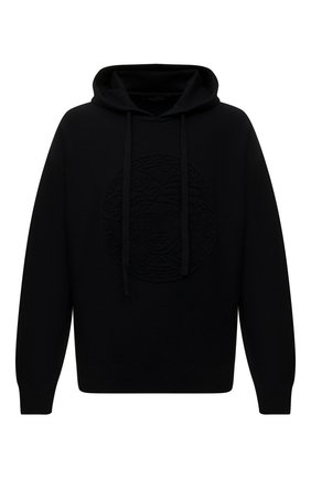 Мужской худи из шерсти и кашемира VERSACE черного цвета по цене 95350 руб., арт. A87203/A235893 | Фото 1 Мужской худи из шерсти и кашемира VERSACE черного цвета, арт. A87203/A235893 | Фото 1