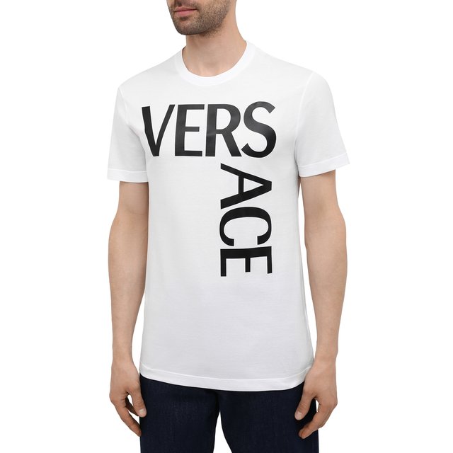 фото Хлопковая футболка versace