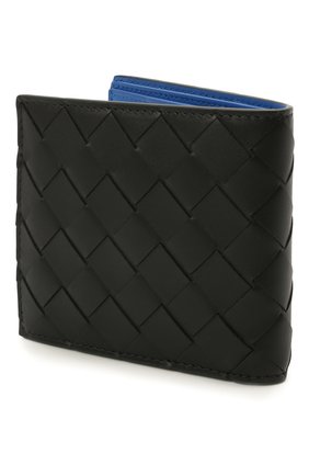Мужской кожаное портмоне BOTTEGA VENETA черного цвета по цене 39900 руб., арт. 605721/VCPQ6 | Фото 2 Мужской кожаное портмоне BOTTEGA VENETA черного цвета, арт. 605721/VCPQ6 | Фото 2