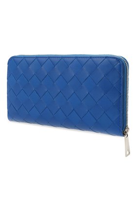 Мужской кожаное портмоне BOTTEGA VENETA синего цвета по цене 63400 руб., арт. 593217/VCPQ4 | Фото 2 Мужской кожаное портмоне BOTTEGA VENETA синего цвета, арт. 593217/VCPQ4 | Фото 2