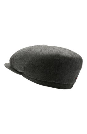 Мужская шерстяное кепи BRUNELLO CUCINELLI серого цвета по цене 30750 руб., арт. M038P9945 | Фото 2 Мужская шерстяное кепи BRUNELLO CUCINELLI серого цвета, арт. M038P9945 | Фото 2