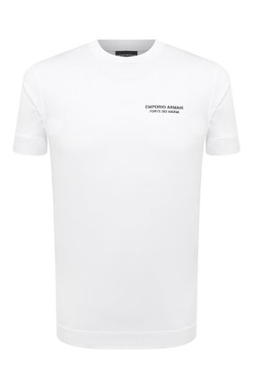 Мужская футболка EMPORIO ARMANI белого цвета по цене 8680 руб., арт. 6K1T70/1JUVZ | Фото 1 Мужская футболка EMPORIO ARMANI белого цвета, арт. 6K1T70/1JUVZ | Фото 1