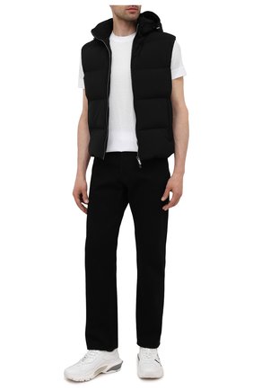 Мужская футболка EMPORIO ARMANI белого цвета по цене 8680 руб., арт. 6K1T70/1JUVZ | Фото 2 Мужская футболка EMPORIO ARMANI белого цвета, арт. 6K1T70/1JUVZ | Фото 2