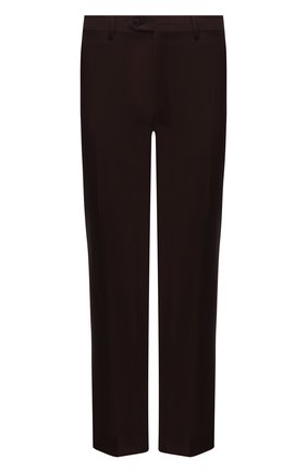 Мужские шерстяные брюки BRIONI коричневого цвета, арт. RPL20Q/01A2S/M0ENA | Фото 1 (Материал подклада: Хлопок, Синтетический материал; Длина (брюки, джинсы): Стандартные; Материал внешний: Шерсть; Случай: Формальный; Стили: Классический)