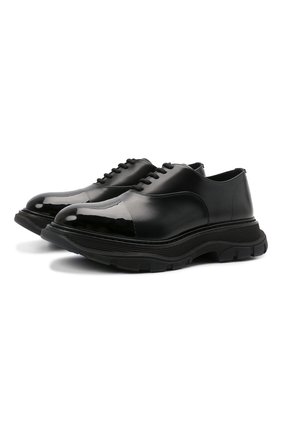Мужские кожаные оксфорды ALEXANDER MCQUEEN черного цвета по цене 63700 руб., арт. 610815/WHZ83 | Фото 1 Мужские кожаные оксфорды ALEXANDER MCQUEEN черного цвета, арт. 610815/WHZ83 | Фото 1