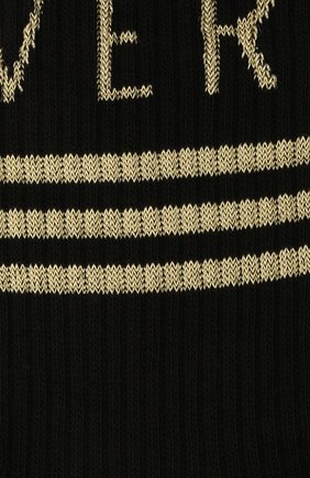 Мужские хлопковые носки VERSACE черного цвета, арт. ICZ0003/IK0203 | Фото 2 (Материал внешний: Хлопок; Кросс-КТ: бельё)