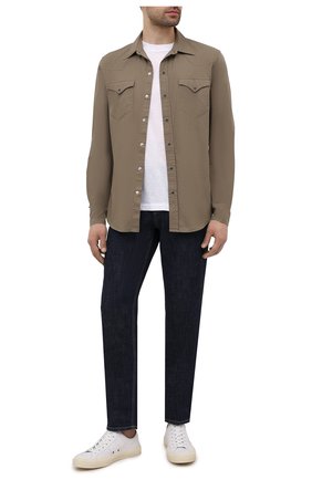 Мужская хлопковая рубашка RALPH LAUREN бежевого цвета по цене 35450 руб., арт. 790844842 | Фото 2 Мужская хлопковая рубашка RALPH LAUREN бежевого цвета, арт. 790844842 | Фото 2