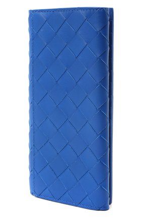 Мужской кожаное портмоне BOTTEGA VENETA синего цвета по цене 57550 руб., арт. 635567/VCPQ4 | Фото 2 Мужской кожаное портмоне BOTTEGA VENETA синего цвета, арт. 635567/VCPQ4 | Фото 2