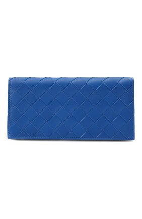 Мужской кожаное портмоне BOTTEGA VENETA синего цвета по цене 51350 руб., арт. 635567/VCPQ4 | Фото 4 Мужской кожаное портмоне BOTTEGA VENETA синего цвета, арт. 635567/VCPQ4 | Фото 4