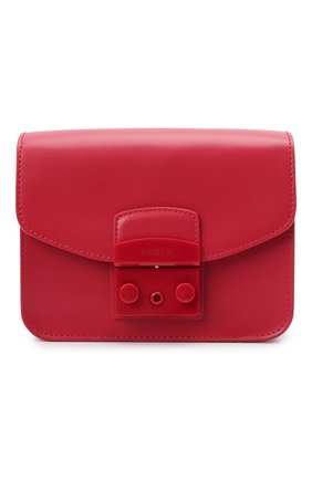 Женская сумка metropolis mini FURLA фуксия цвета по цене 22300 руб., арт. BATLEP0/VNC000 | Фото 1 Женская сумка metropolis mini FURLA фуксия цвета, арт. BATLEP0/VNC000 | Фото 1