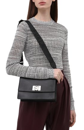 Женская сумка furla 1927 soft mini FURLA черного цвета по цене 29600 руб., арт. WB00340/AX0748 | Фото 2 Женская сумка furla 1927 soft mini FURLA черного цвета, арт. WB00340/AX0748 | Фото 2