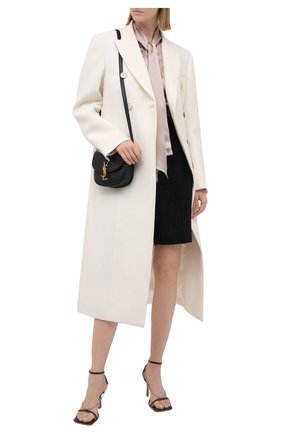 Женская шелковая блузка KITON бежевого цвета по цене 87400 руб., арт. D38455K03337 | Фото 2 Женская шелковая блузка KITON бежевого цвета, арт. D38455K03337 | Фото 2