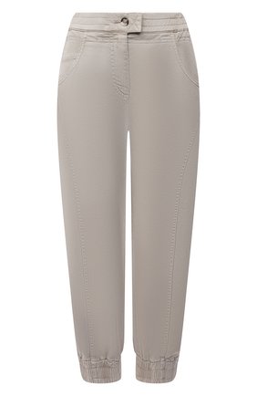 Женские хлопковые брюки GIORGIO ARMANI светло-бежевого цвета по цене 63400 руб., арт. 1WHPP0IP/T02X5 | Фото 1 Женские хлопковые брюки GIORGIO ARMANI светло-бежевого цвета, арт. 1WHPP0IP/T02X5 | Фото 1