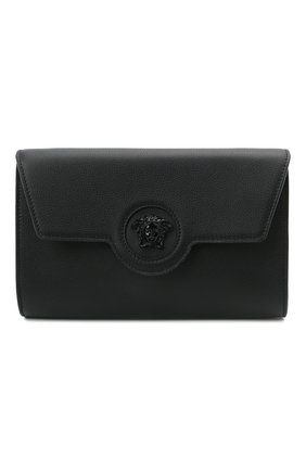 Женские кожаный кошелек на цепочке la medusa VERSACE черного цвета по цене 79950 руб., арт. 1000814/DVIT2T | Фото 1 Женские кожаный кошелек на цепочке la medusa VERSACE черного цвета, арт. 1000814/DVIT2T | Фото 1