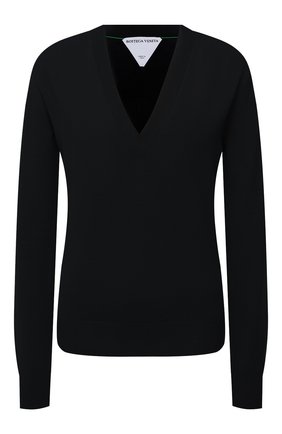 Женский шерстяной пуловер BOTTEGA VENETA черного цвета по цене 66300 руб., арт. 668585/V0ZY0 | Фото 1 Женский шерстяной пуловер BOTTEGA VENETA черного цвета, арт. 668585/V0ZY0 | Фото 1 (Материал внешний: Шерсть; Длина (для топов): Стандартные; Женское Кросс-КТ: Пуловер-одежда; Рукава: Длинные; Стили: Гламурный)