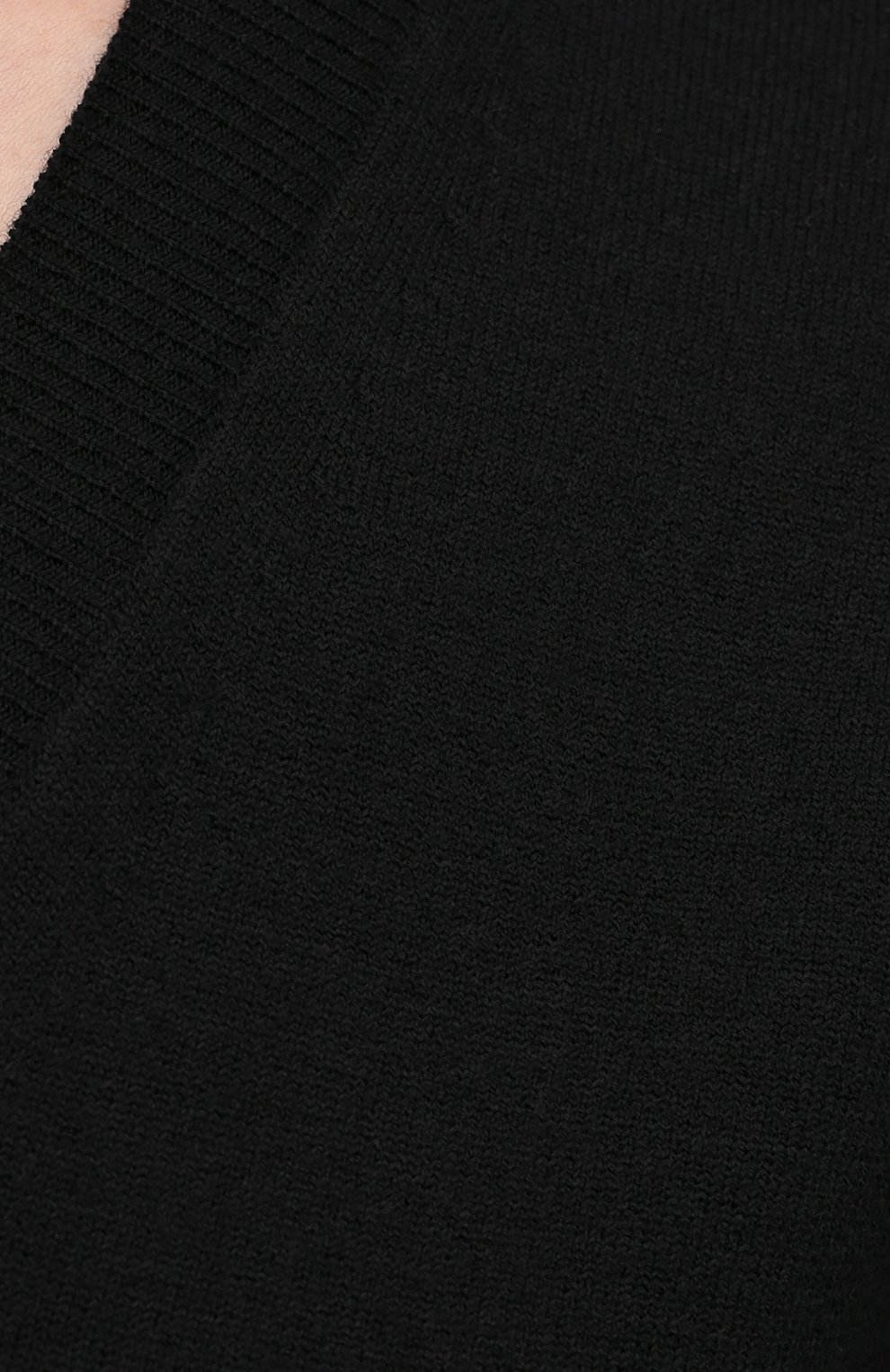 Женский шерстяной пуловер BOTTEGA VENETA черного цвета, арт. 668585/V0ZY0 | Фото 5 (Материал внешний: Шерсть; Рукава: Длинные; Стили: Гламурный; Длина (для топов): Стандартные; Региональные ограничения белый список (Axapta Mercury): RU; Женское Кросс-КТ: Пуловер-одежда)