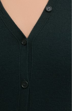 Женское кашемировое боди BOTTEGA VENETA темно-зеленого цвета, арт. 648819/VKSE0 | Фото 5 (Материал внешний: Шерсть, Кашемир; Рукава: Длинные; Стили: Гламурный; Кросс-КТ: Трикотаж; Женское Кросс-КТ: Боди-одежда)