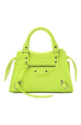 Женская сумка neo classic city mini BALENCIAGA зеленого цвета по цене 147500 руб., арт. 638524/15V9Y | Фото 1 Женская сумка neo classic city mini BALENCIAGA зеленого цвета, арт. 638524/15V9Y | Фото 1 (Ремень/цепочка: На ремешке; Материал: Натуральная кожа; Размер: mini; Сумки-технические: Сумки top-handle)