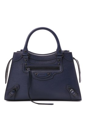 Женская сумка neo classic city s BALENCIAGA темно-синего цвета по цене 167000 руб., арт. 638521/15Y47 | Фото 1 Женская сумка neo classic city s BALENCIAGA темно-синего цвета, арт. 638521/15Y47 | Фото 1 (Материал: Натуральная кожа; Сумки-технические: Сумки top-handle; Ремень/цепочка: На ремешке; Размер: medium)