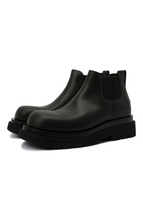 Мужские кожаные челси lug BOTTEGA VENETA темно-зеленого цвета по цене 68200 руб., арт. 634403/VBS50 | Фото 1 Мужские кожаные челси lug BOTTEGA VENETA темно-зеленого цвета, арт. 634403/VBS50 | Фото 1