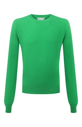 Мужской шерстяной джемпер BOTTEGA VENETA зеленого цвета по цене 59950 руб., арт. 666654/V0ZY0 | Фото 1 Мужской шерстяной джемпер BOTTEGA VENETA зеленого цвета, арт. 666654/V0ZY0 | Фото 1