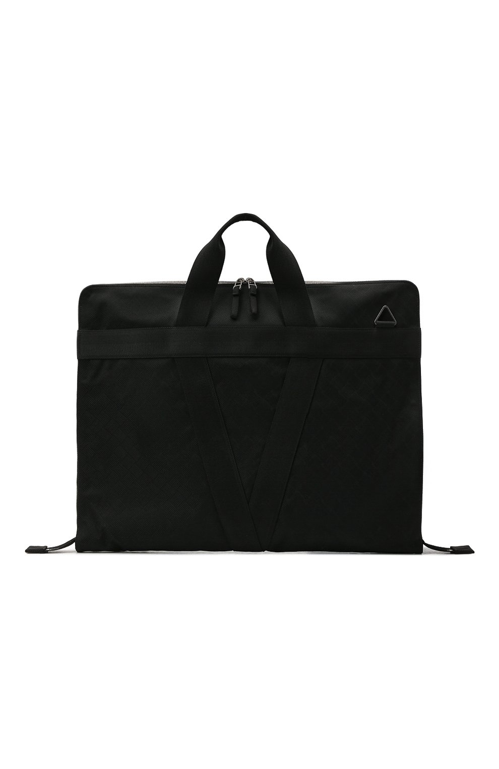 Мужская текстильный кофр BOTTEGA VENETA черного цвета, арт. 658607/V0EP4 | Фото 1 (Региональные ограничения белый список (Axapta Mercury): RU; Ремень/цепочка: На ремешке; Материал: Текстиль; Размер: large)
