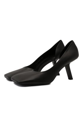 Женские кожаные туфли void BALENCIAGA черного цвета по цене 69050 руб., арт. 664505/WA910 | Фото 1 Женские кожаные туфли void BALENCIAGA черного цвета, арт. 664505/WA910 | Фото 1