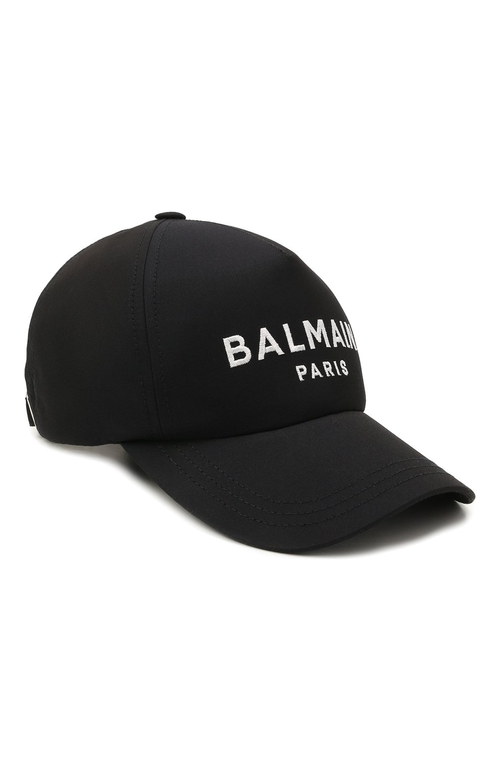 Мужской хлопковая бейсболка BALMAIN темно-синего цвета, арт. WH1XA000/C084 | Фото 1
