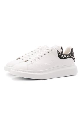 Мужские кожаные кеды ALEXANDER MCQUEEN белого цвета по цене 53900 руб., арт. 662643/WHTQQ | Фото 1 Мужские кожаные кеды ALEXANDER MCQUEEN белого цвета, арт. 662643/WHTQQ | Фото 1