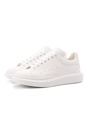 Мужские кожаные кеды ALEXANDER MCQUEEN белого цвета по цене 44100 руб., арт. 662652/WIA4M | Фото 1 Мужские кожаные кеды ALEXANDER MCQUEEN белого цвета, арт. 662652/WIA4M | Фото 1