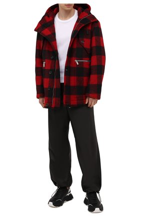 Мужской утепленное пальто DSQUARED2 красного цвета по цене 132000 руб., арт. S74AM1186/S54010 | Фото 2 Мужской утепленное пальто DSQUARED2 красного цвета, арт. S74AM1186/S54010 | Фото 2