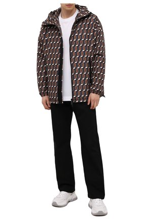 Мужская утепленная куртка DSQUARED2 коричневого цвета, арт. S74AM1199/S54050 | Фото 2 (Материал внешний: Синтетический материал; Рукава: Длинные; Материал подклада: Синтетический материал; Длина (верхняя одежда): Короткие; Кросс-КТ: Куртка; Стили: Гранж; Мужское Кросс-КТ: утепленные куртки)