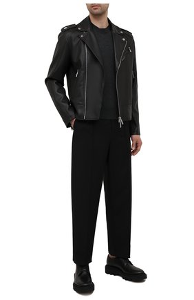 Мужская кожаная куртка DSQUARED2 черного цвета по цене 162500 руб., арт. S74AM1203/SY1491 | Фото 2 Мужская кожаная куртка DSQUARED2 черного цвета, арт. S74AM1203/SY1491 | Фото 2