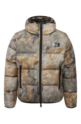 Мужская пуховая куртка DSQUARED2 хаки цвета по цене 74950 руб., арт. S74AM1211/S54055 | Фото 1 Мужская пуховая куртка DSQUARED2 хаки цвета, арт. S74AM1211/S54055 | Фото 1