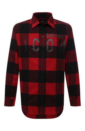 Мужская рубашка DSQUARED2 красного цвета по цене 39800 руб., арт. S79DL0014/S53139 | Фото 1 Мужская рубашка DSQUARED2 красного цвета, арт. S79DL0014/S53139 | Фото 1