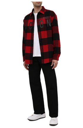 Мужская рубашка DSQUARED2 красного цвета по цене 39800 руб., арт. S79DL0014/S53139 | Фото 2 Мужская рубашка DSQUARED2 красного цвета, арт. S79DL0014/S53139 | Фото 2