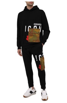 Мужской хлопковое худи DSQUARED2 черного цвета по цене 46450 руб., арт. S79GU0045/S25042 | Фото 2 Мужской хлопковое худи DSQUARED2 черного цвета, арт. S79GU0045/S25042 | Фото 2