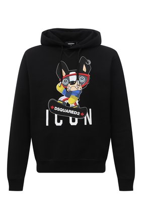 Мужской хлопковое худи DSQUARED2 черного цвета по цене 36950 руб., арт. S79GU0052/S25042 | Фото 1 Мужской хлопковое худи DSQUARED2 черного цвета, арт. S79GU0052/S25042 | Фото 1