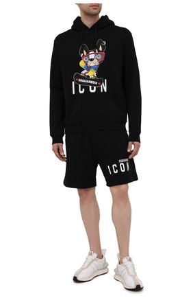 Мужской хлопковое худи DSQUARED2 черного цвета по цене 36950 руб., арт. S79GU0052/S25042 | Фото 2 Мужской хлопковое худи DSQUARED2 черного цвета, арт. S79GU0052/S25042 | Фото 2