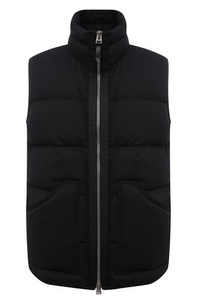 Мужской пуховый жилет TOM FORD черного цвета по цене 370000 руб., арт. BY055/TF0385 | Фото 1 Мужской пуховый жилет TOM FORD черного цвета, арт. BY055/TF0385 | Фото 1 (Материал внешний: Шерсть; Длина (верхняя одежда): Короткие; Материал утеплителя: Шерсть, Пух и перо; Стили: Кэжуэл; Кросс-КТ: Пуховик, Куртка)
