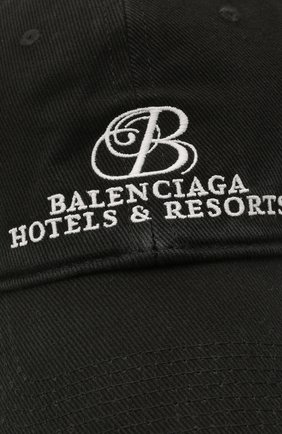 Мужской хлопковая бейсболка BALENCIAGA черного цвета по цене 28200 руб., арт. 656501/410B2 | Фото 3 Мужской хлопковая бейсболка BALENCIAGA черного цвета, арт. 656501/410B2 | Фото 3