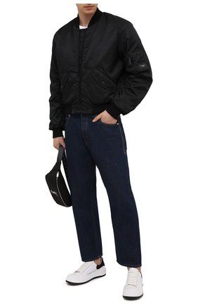 Мужской утепленный бомбер DOLCE & GABBANA черного цвета по цене 129000 руб., арт. G9VD3T/FUMNQ | Фото 2 Мужской утепленный бомбер DOLCE & GABBANA черного цвета, арт. G9VD3T/FUMNQ | Фото 2