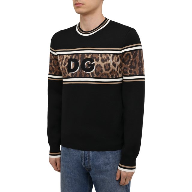 Хлопковый свитер Dolce & Gabbana GXG36T/JBVB0 Фото 3