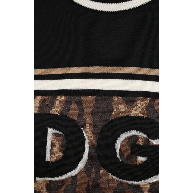 Хлопковый свитер Dolce & Gabbana GXG36T/JBVB0 Фото 5