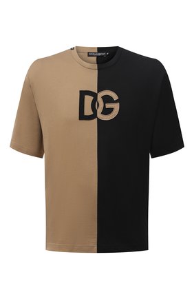 Мужская хлопковая футболка DOLCE & GABBANA бежевого цвета по цене 59950 руб., арт. G8ND7Z/FU7EQ | Фото 1 Мужская хлопковая футболка DOLCE & GABBANA бежевого цвета, арт. G8ND7Z/FU7EQ | Фото 1 (Материал внешний: Хлопок; Длина (для топов): Стандартные; Рукава: Короткие; Стили: Кэжуэл; Принт: С принтом)